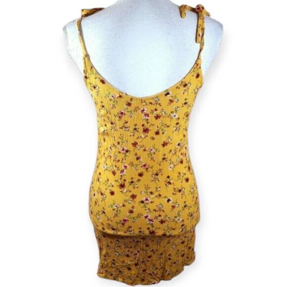 SKY & SPARROW YELLOW FLORAL DRESS SZ.S EUC - Picture 5 of 7